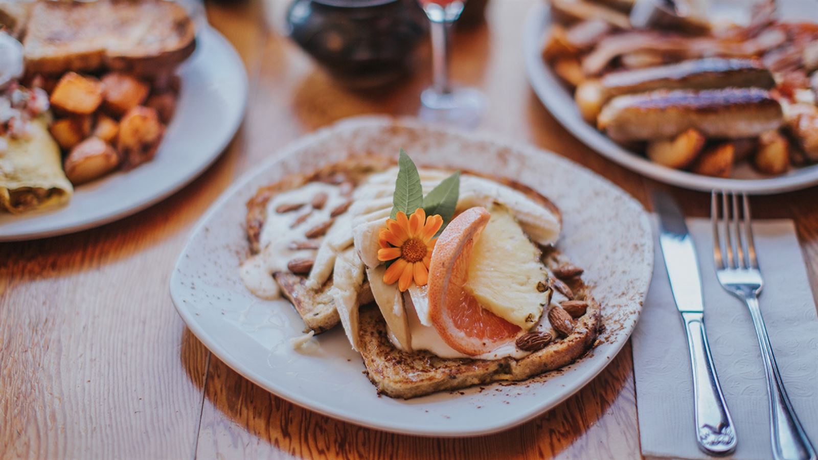 Blue Fox Cafe all-day breakfast spread