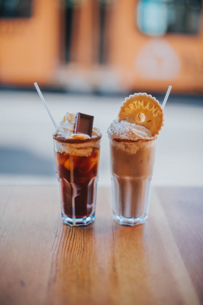 Specialty coffee at Blue Fox Cafe